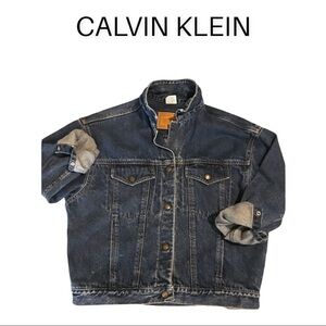 Vintage Calvin Klein L blue Jean jacket